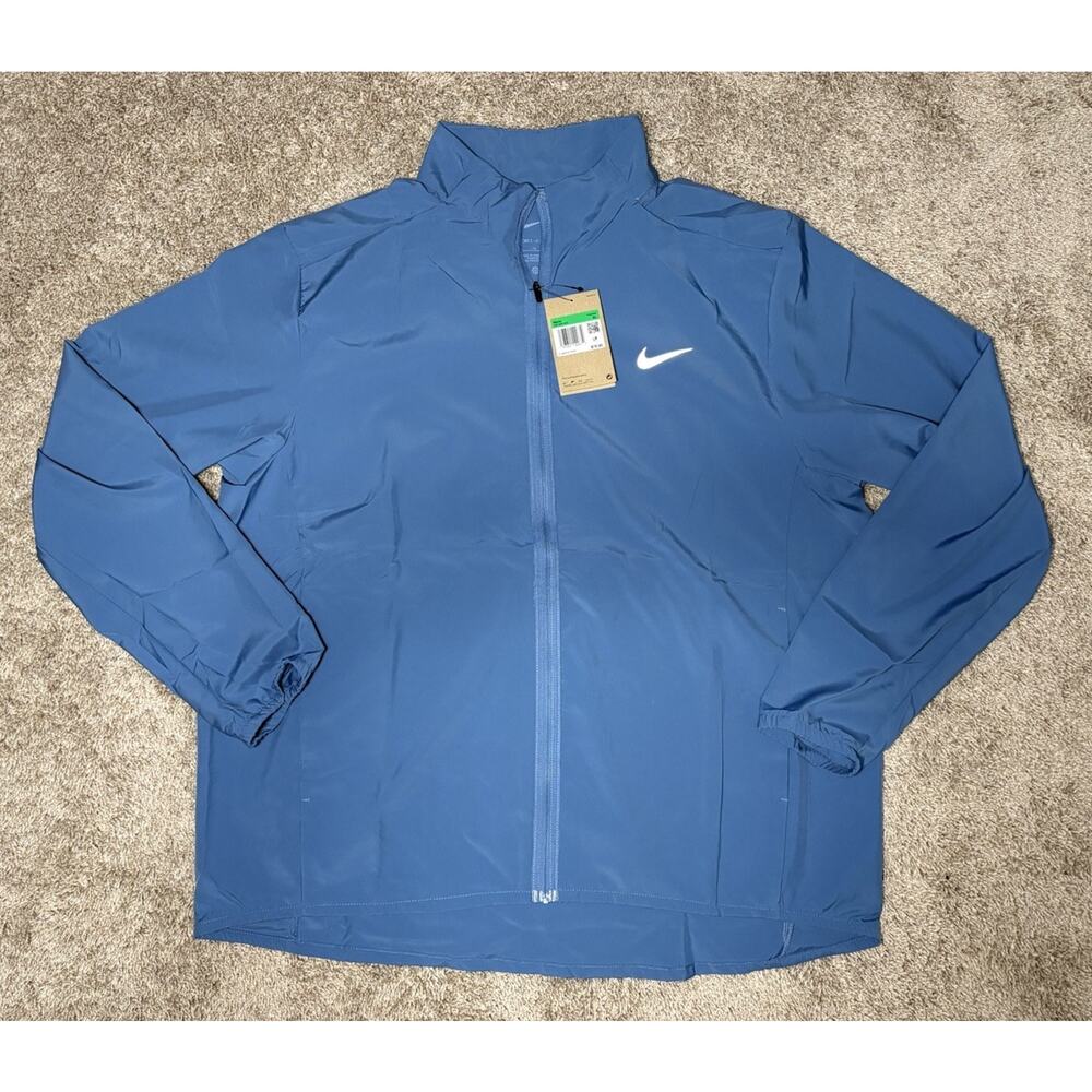 Nike Dri-FIT Versatile Fitness Training Jacket Aegean Storm FB7499-429 Size XL